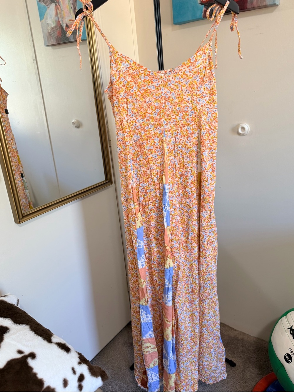 Billabong Floral Patchwork Maxi Dress Size S NWT Condition